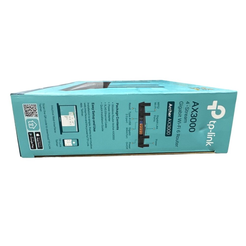 Tp-Link Archer AX3000 4-Stream Gigabit Wi-Fi 6 Router High-Speed Wireless Networ - Picture 9 of 11